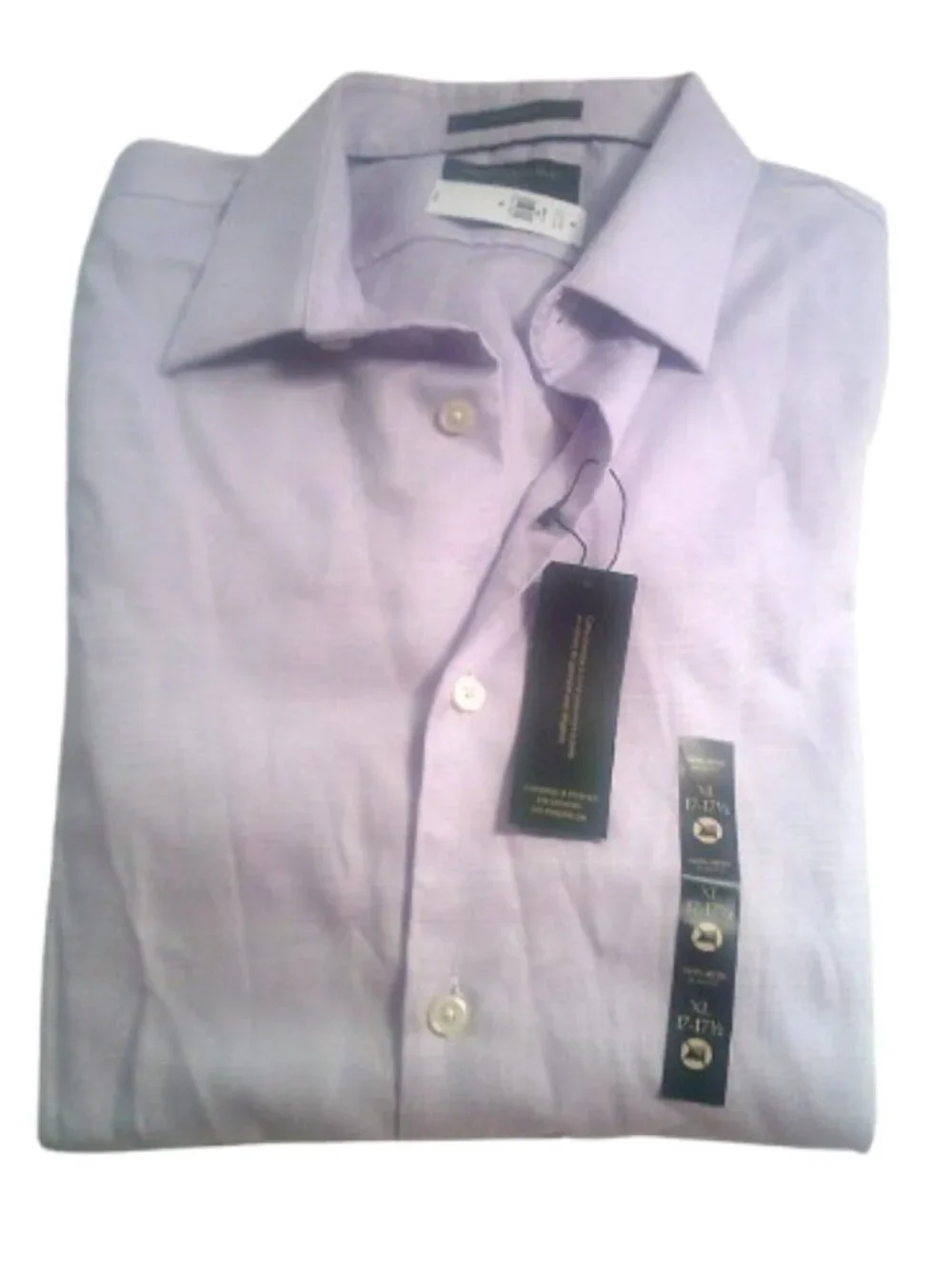 Banana Republic Mens Untucked Fit Dress Shirt Sz XL NWT Lavendar Color 46
